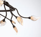 Lib & Co. Canada - 12306-043 - LED Chandelier - Modena - Black with gold accent