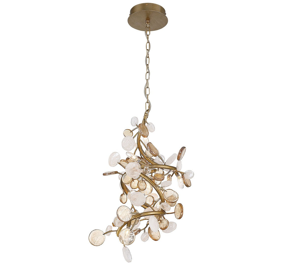 Lib & Co. Canada - 12325-057 - LED Pendant - Pisa - Antique gold