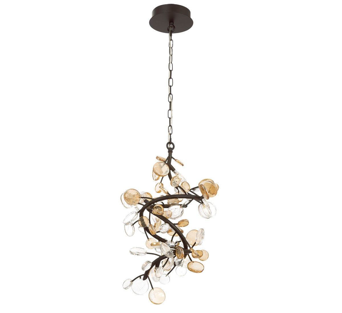 Lib & Co. Canada - 12325-043 - LED Pendant - Pisa - Black with gold accent