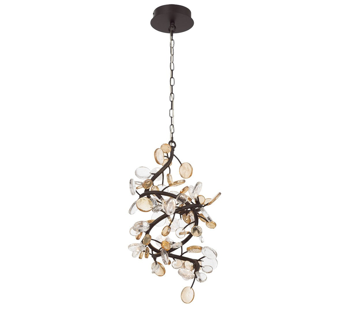 Lib & Co. Canada - 12325-043 - LED Pendant - Pisa - Black with gold accent