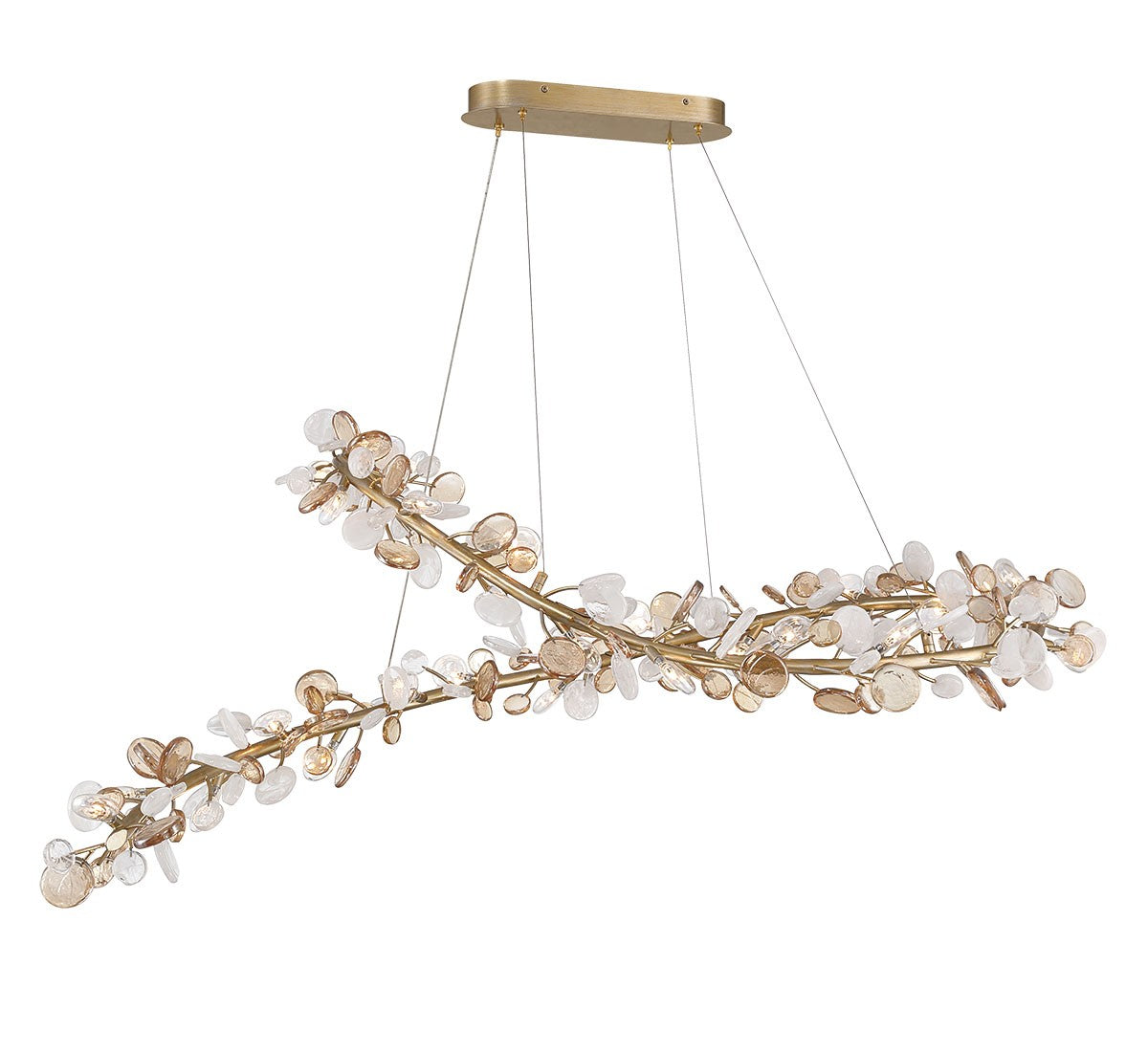 Lib & Co. Canada - 12222-057 - LED Chandelier - Pisa - Antique gold