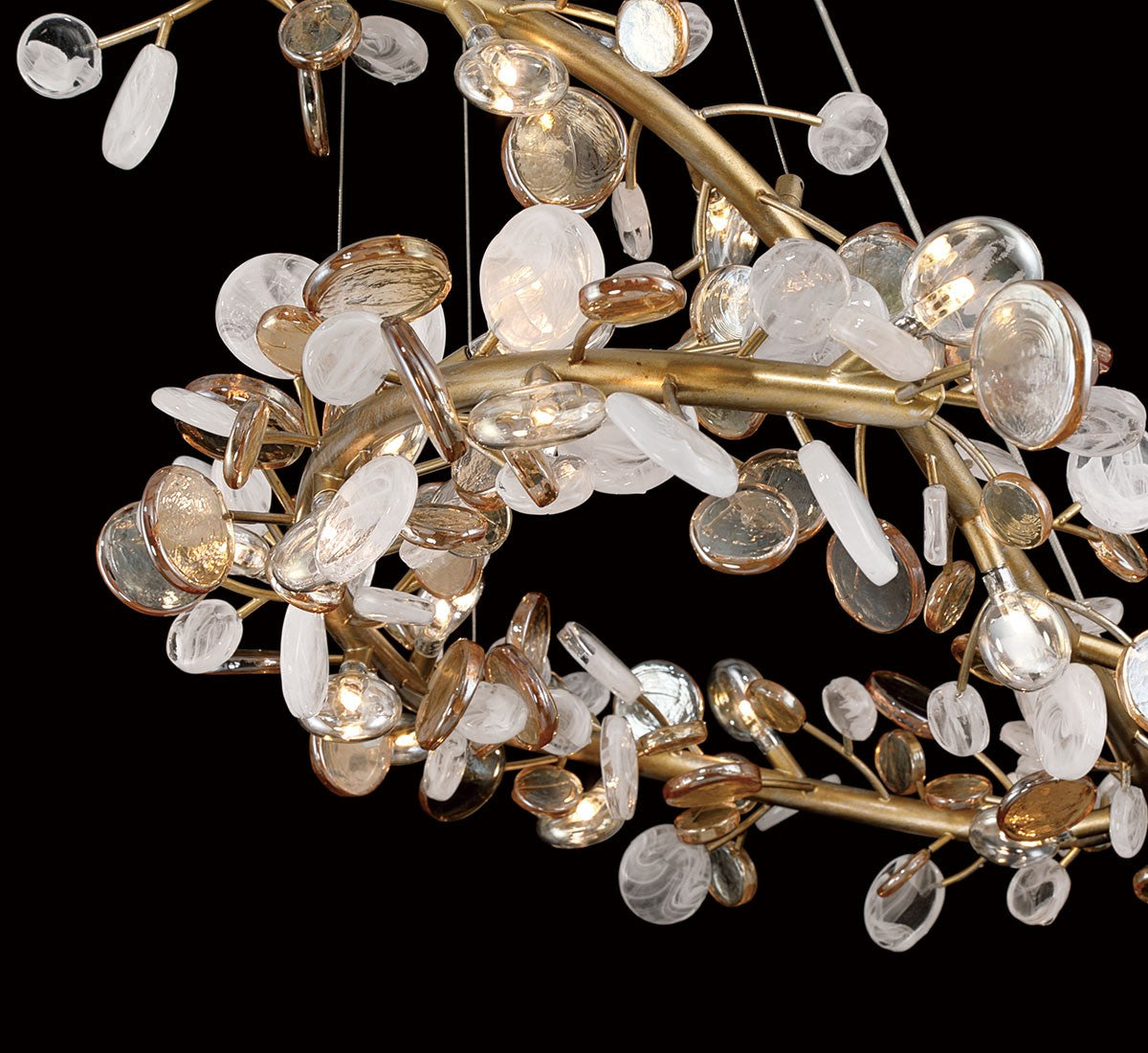 Lib & Co. Canada - 12222-057 - LED Chandelier - Pisa - Antique gold