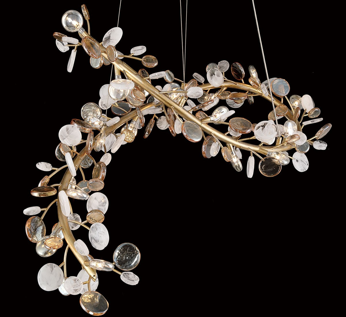 Lib & Co. Canada - 12222-057 - LED Chandelier - Pisa - Antique gold
