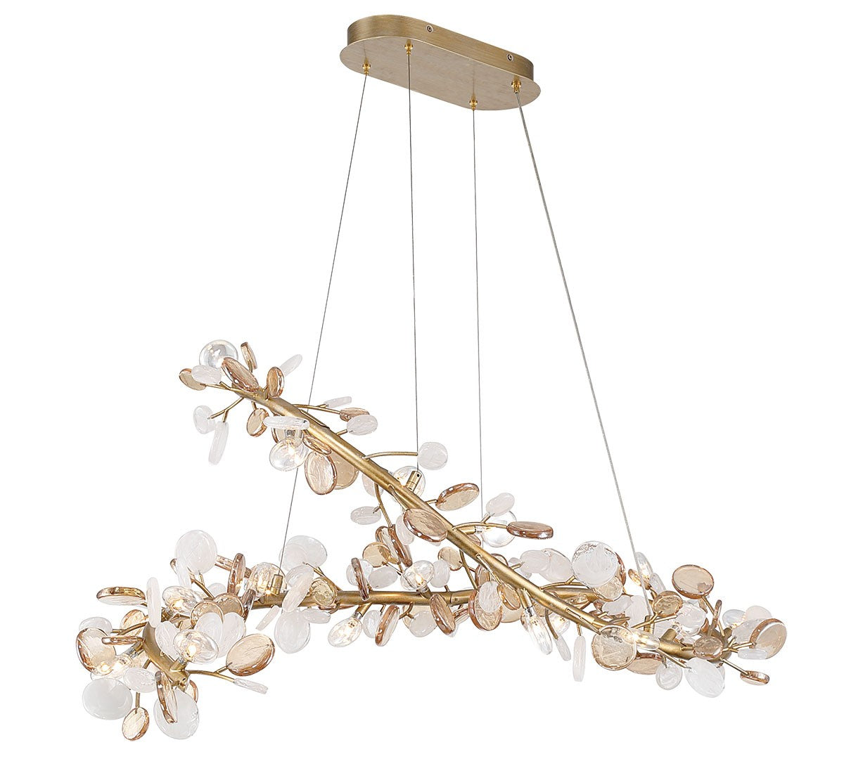 Lib & Co. Canada - 12222-057 - LED Chandelier - Pisa - Antique gold