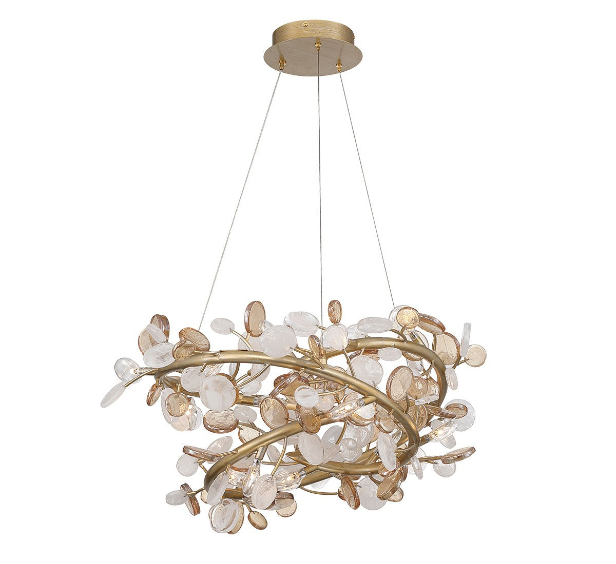 Lib & Co. Canada - 12326-057 - LED Chandelier - Pisa - Antique gold