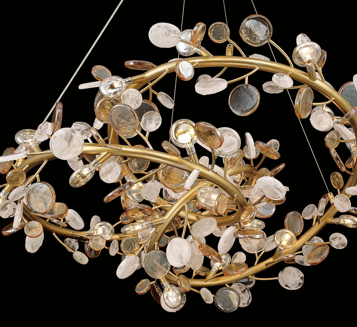 Lib & Co. Canada - 12326-057 - LED Chandelier - Pisa - Antique gold