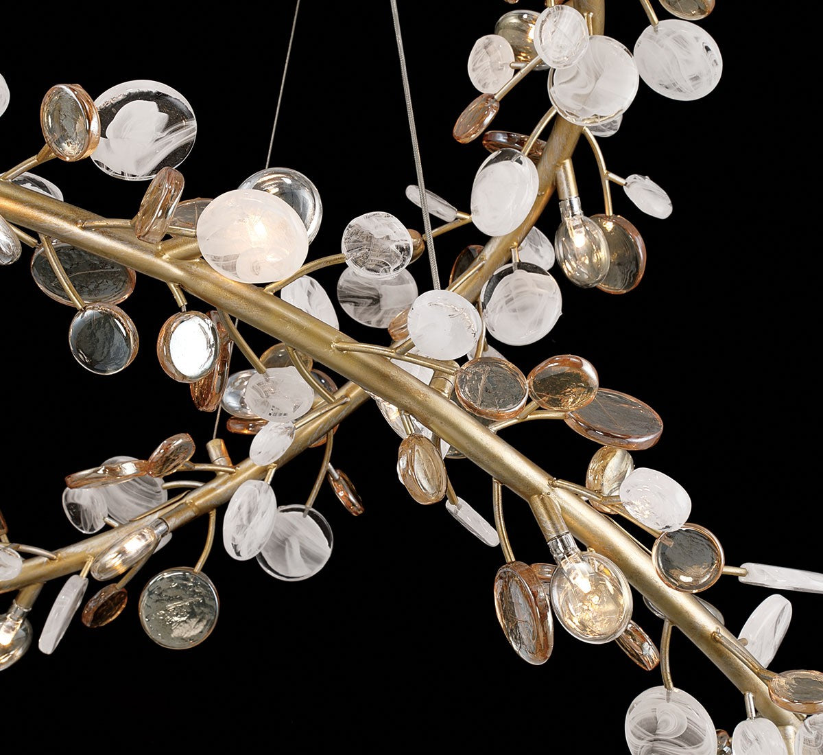 Lib & Co. Canada - 12223-057 - LED Chandelier - Pisa - Antique gold