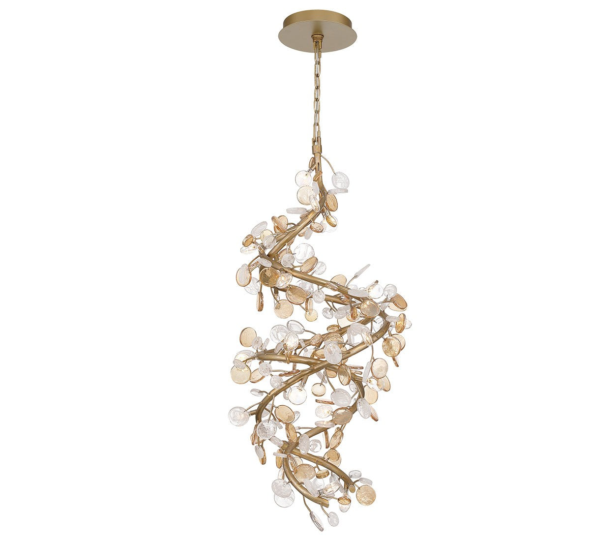 Lib & Co. Canada - 12196-057 - LED Suspendu - Pise - Or antique