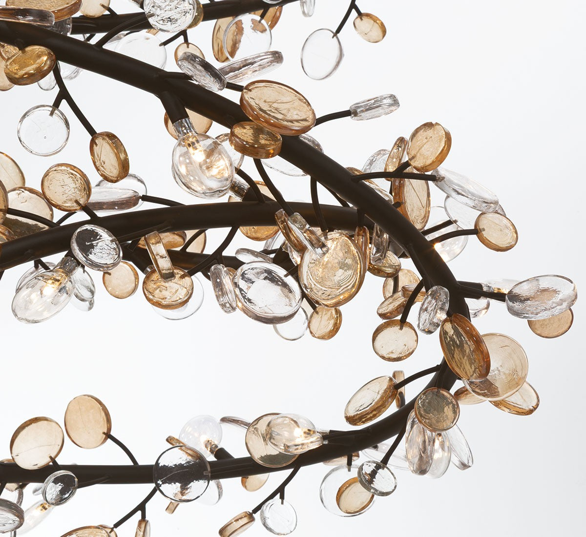 Lib & Co. Canada - 12328-043 - LED Chandelier - Pisa - Black with gold accent