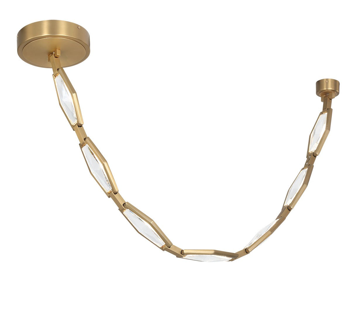 Lib & Co. Canada - 12393-022 - LED Chandelier - Rimini - Aged brass