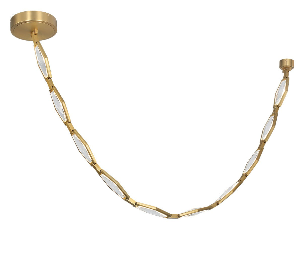 Lib & Co. Canada - 12394-022 - LED Chandelier - Rimini - Aged brass