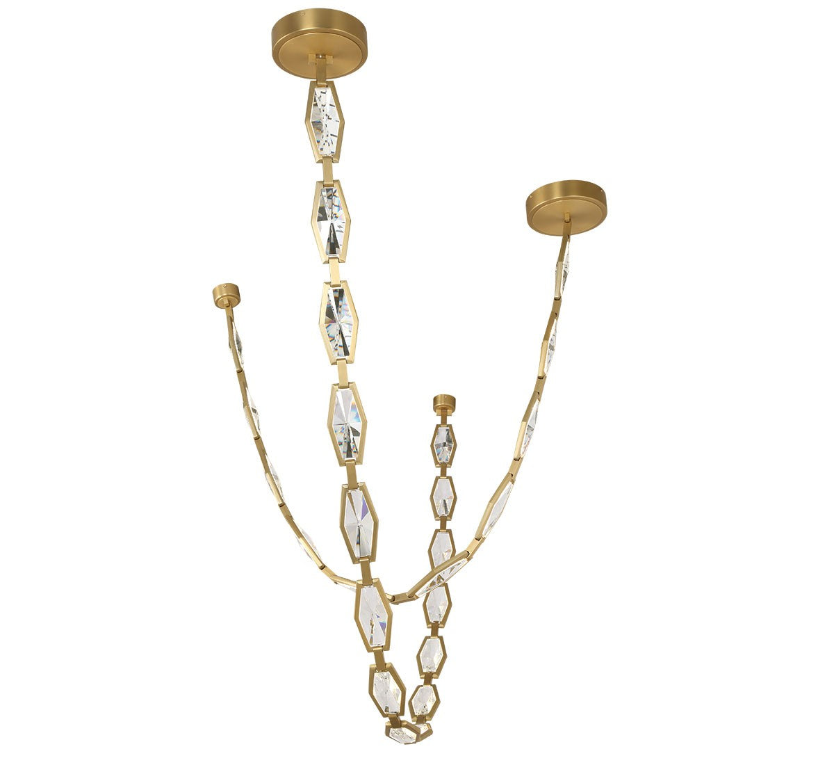 Lib & Co. Canada - 12394-022 - LED Chandelier - Rimini - Aged brass