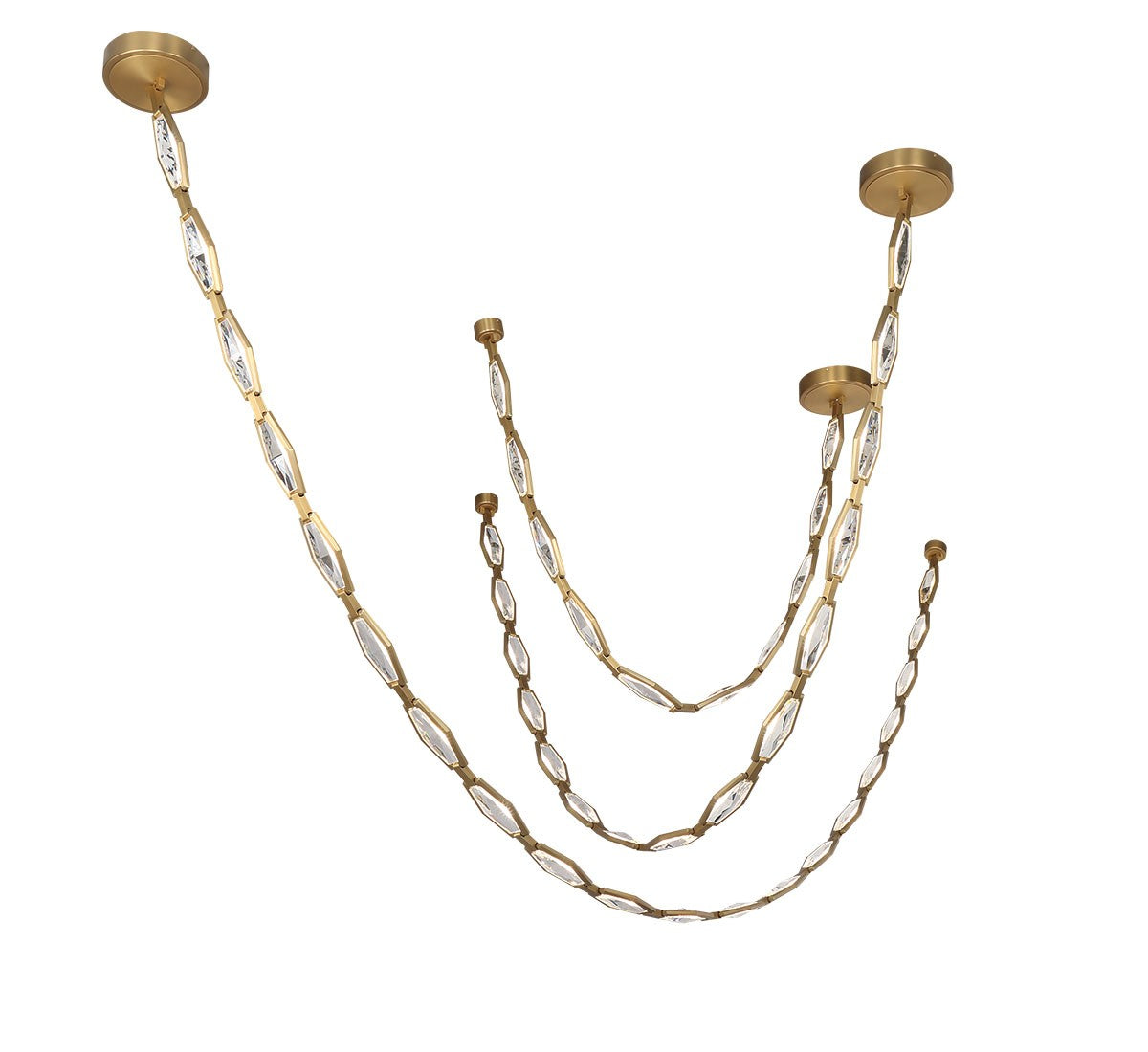 Lib & Co. Canada - 12395-022 - LED Chandelier - Rimini - Aged brass