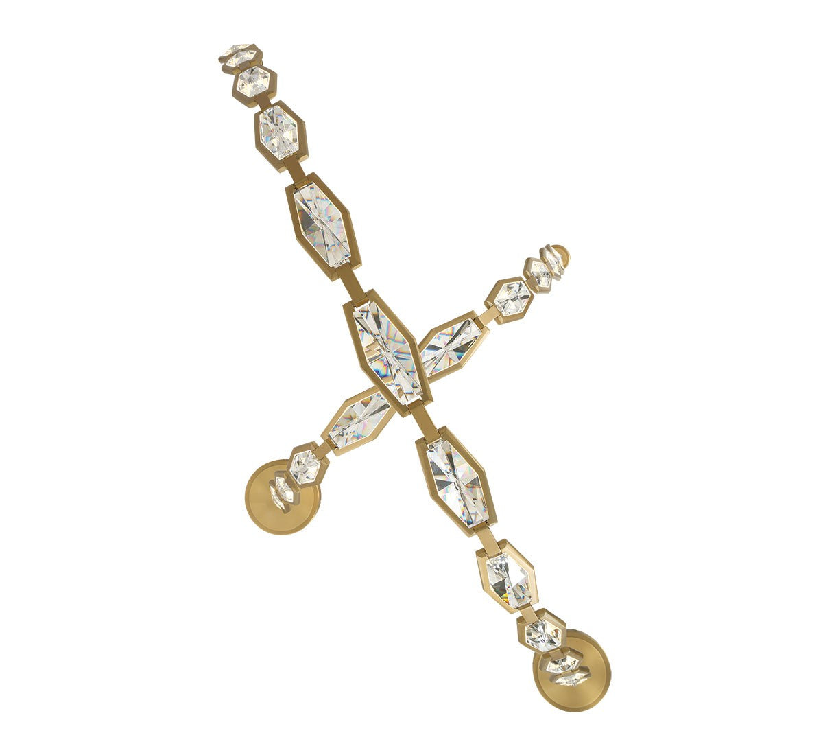 Lib & Co. Canada - 12395-022 - LED Chandelier - Rimini - Aged brass