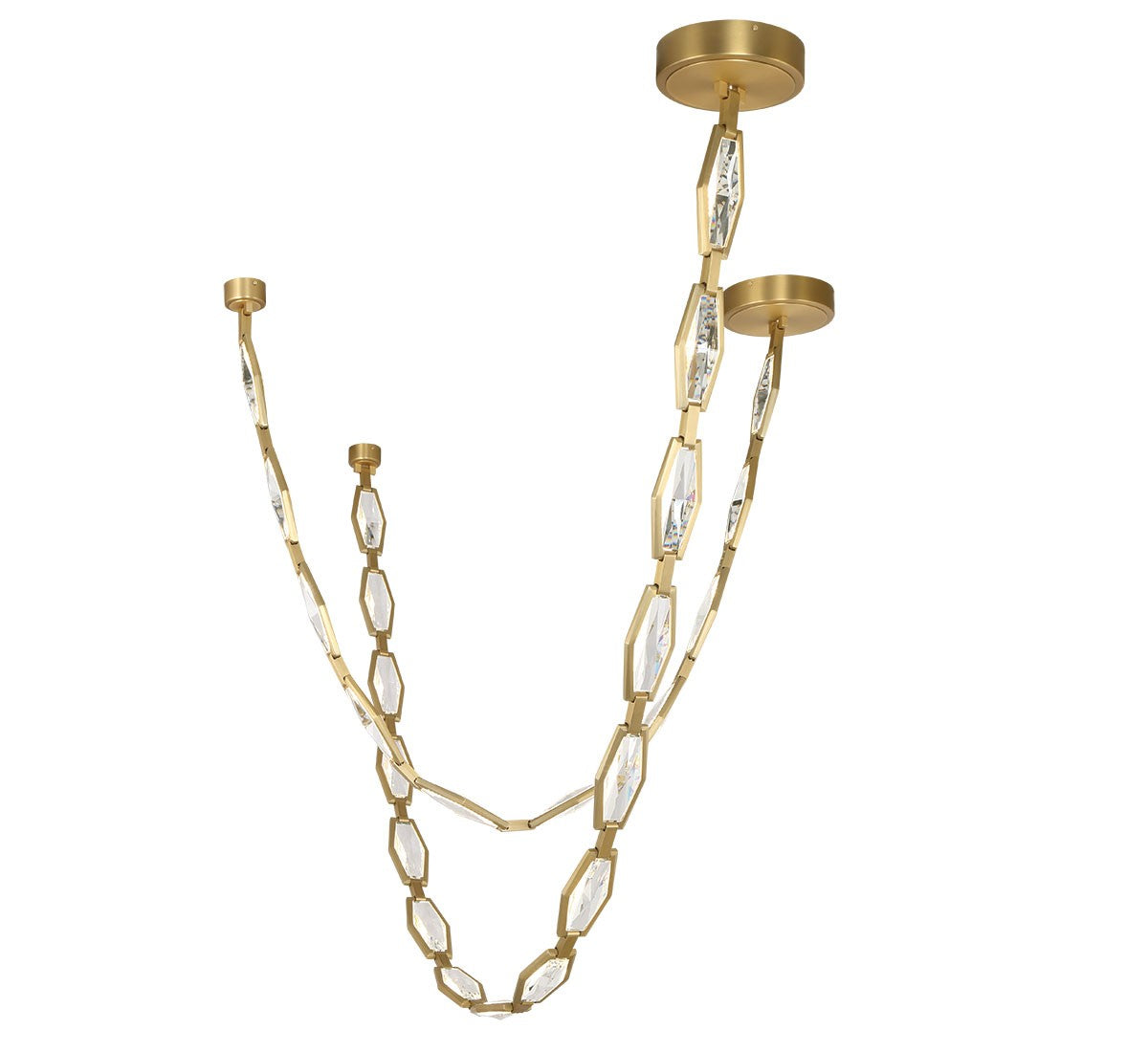 Lib & Co. Canada - 12395-022 - LED Chandelier - Rimini - Aged brass