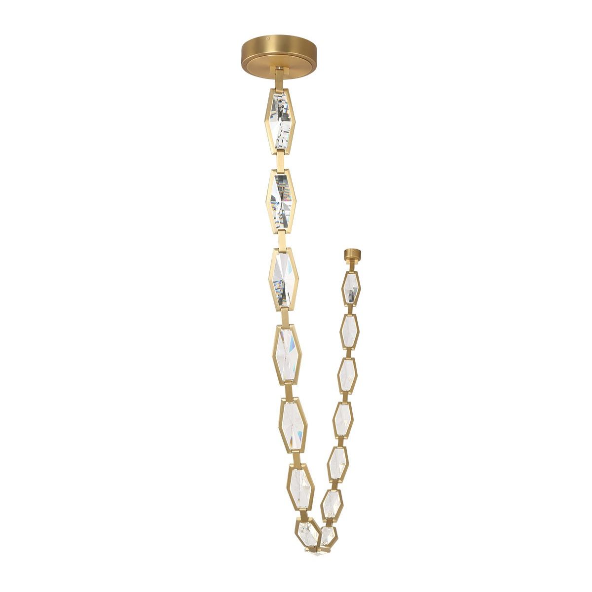 Lib & Co. Canada - 12396-022 - LED Suspendu - Rimini - Laiton vieilli