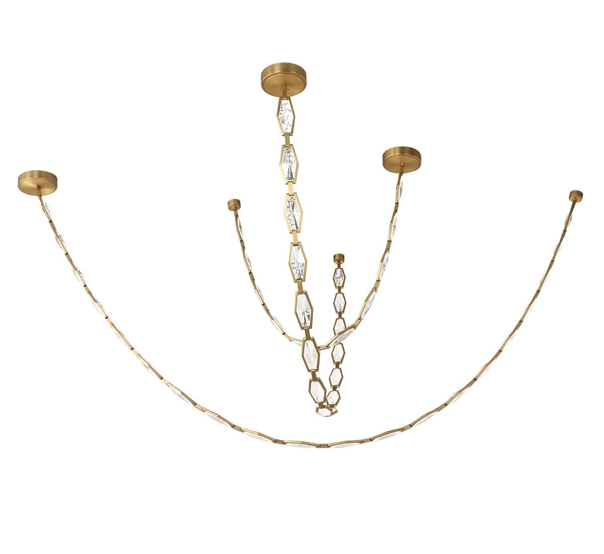 Lib & Co. Canada - 12396-022 - LED Chandelier - Rimini - Aged brass