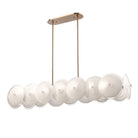 Arabela Lighting - 85124-8 - Luminaire linéaire à huit lampes Suspendu - Tallulah - Or laqué