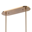 Arabela Lighting - 85124-8 - Luminaire linéaire à huit lampes Suspendu - Tallulah - Or laqué