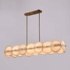 Arabela Lighting - 85124-8 - Luminaire linéaire à huit lampes Suspendu - Tallulah - Or laqué