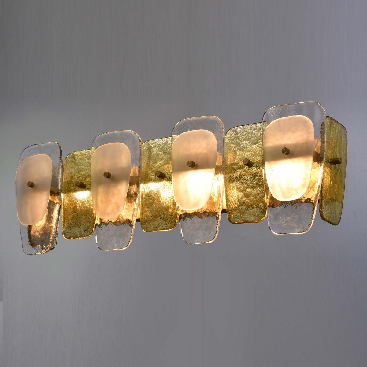 Arabela Lighting - 85206-4 - Four Light Vanity - Strata - Lacquered Gold