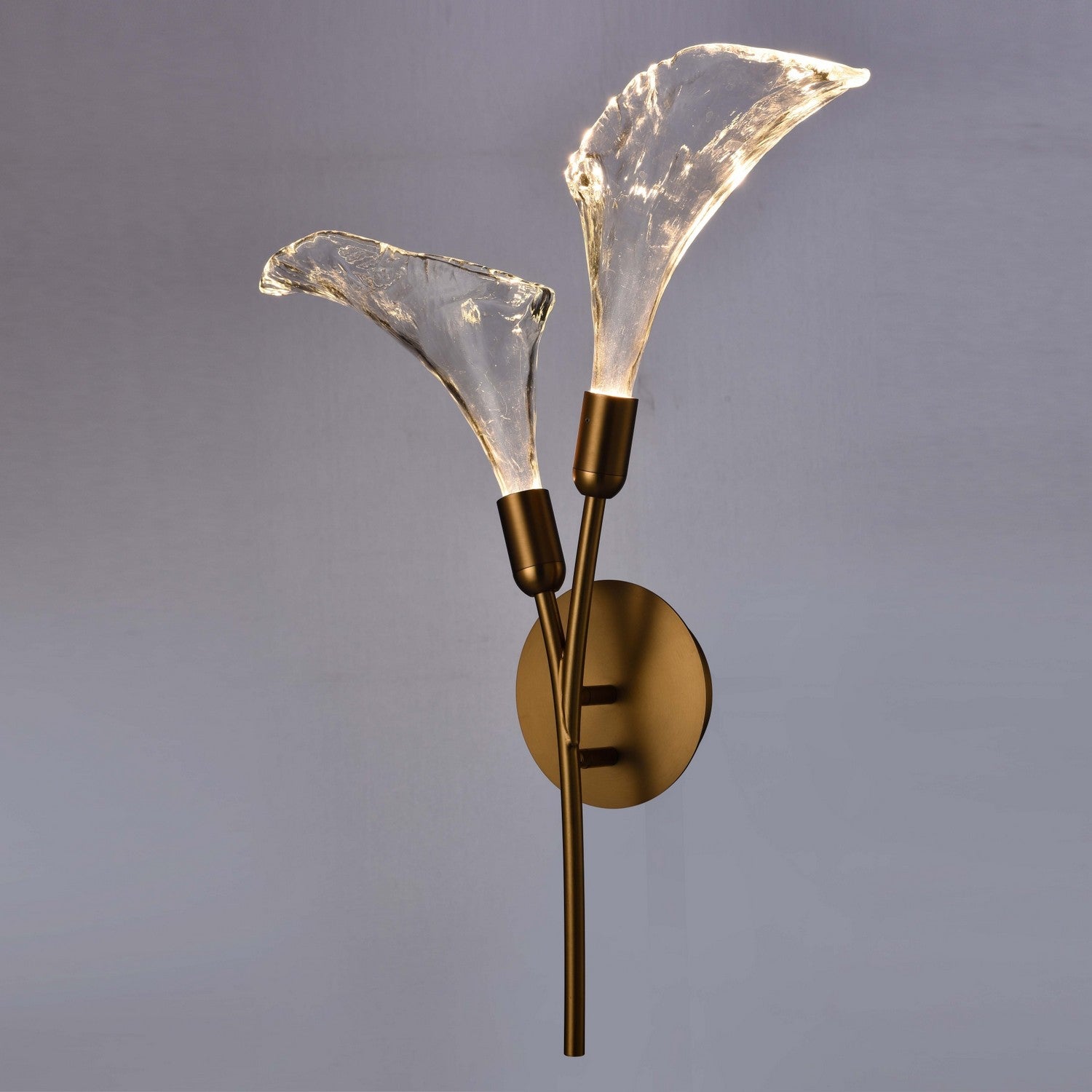 Arabela Lighting - 85195-2 - LED Wall Sconce - Calla - Satin Brass