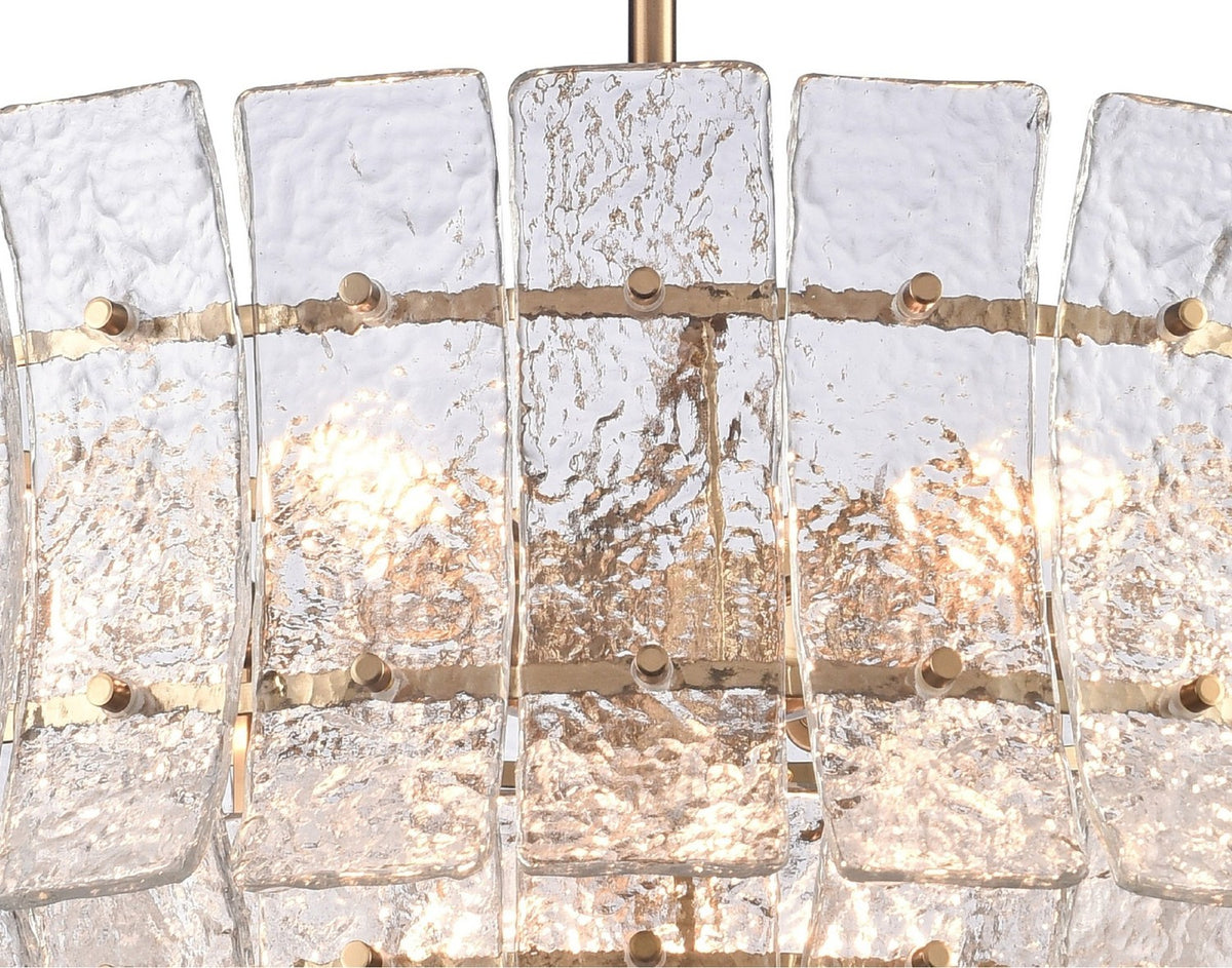 Arabela Lighting - 85351-9 - Neuf lumières Suspension - Sophie - Or laqué