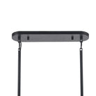 Arabela Lighting - 85254-6 - Luminaire linéaire à six lampes Suspendu - Sophie - Noir mat