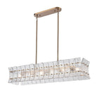 Arabela Lighting - 85354-6 - Luminaire linéaire à six lampes Suspendu - Sophie - Or laqué