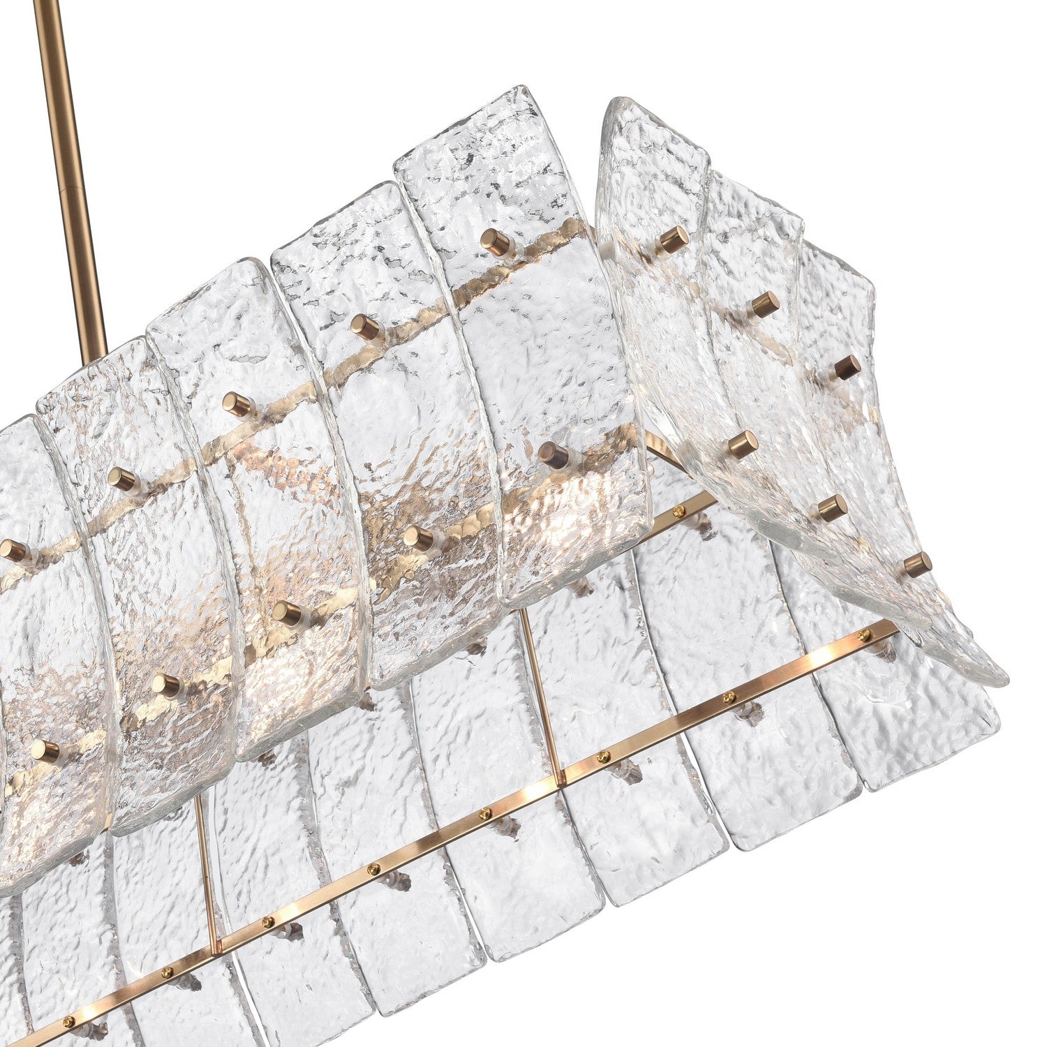 Arabela Lighting - 85354-6 - Luminaire linéaire à six lampes Suspendu - Sophie - Or laqué