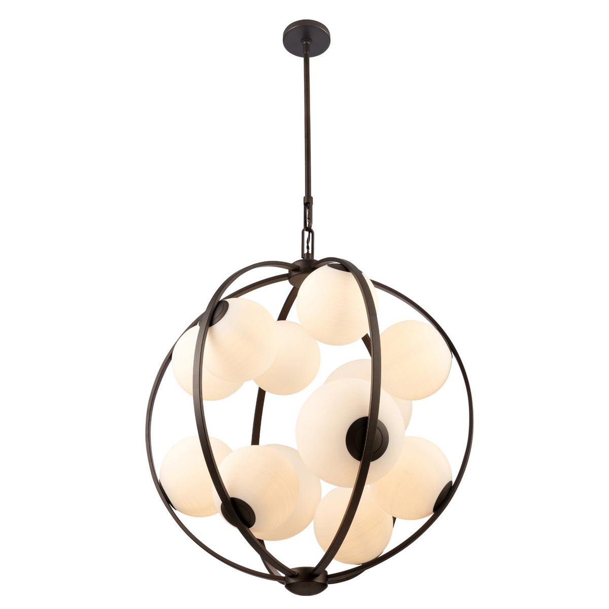 Arabela Lighting - 85270-12 - 12 lampes Suspension - Concentro - Bronze foncé