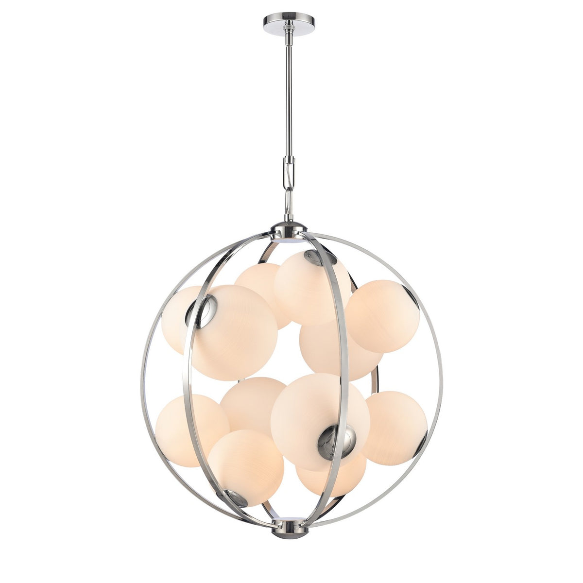 Arabela Lighting - 85370-12 - Guirlande lumineuse à 12 lampes Suspension - Concentro - Chrome poli