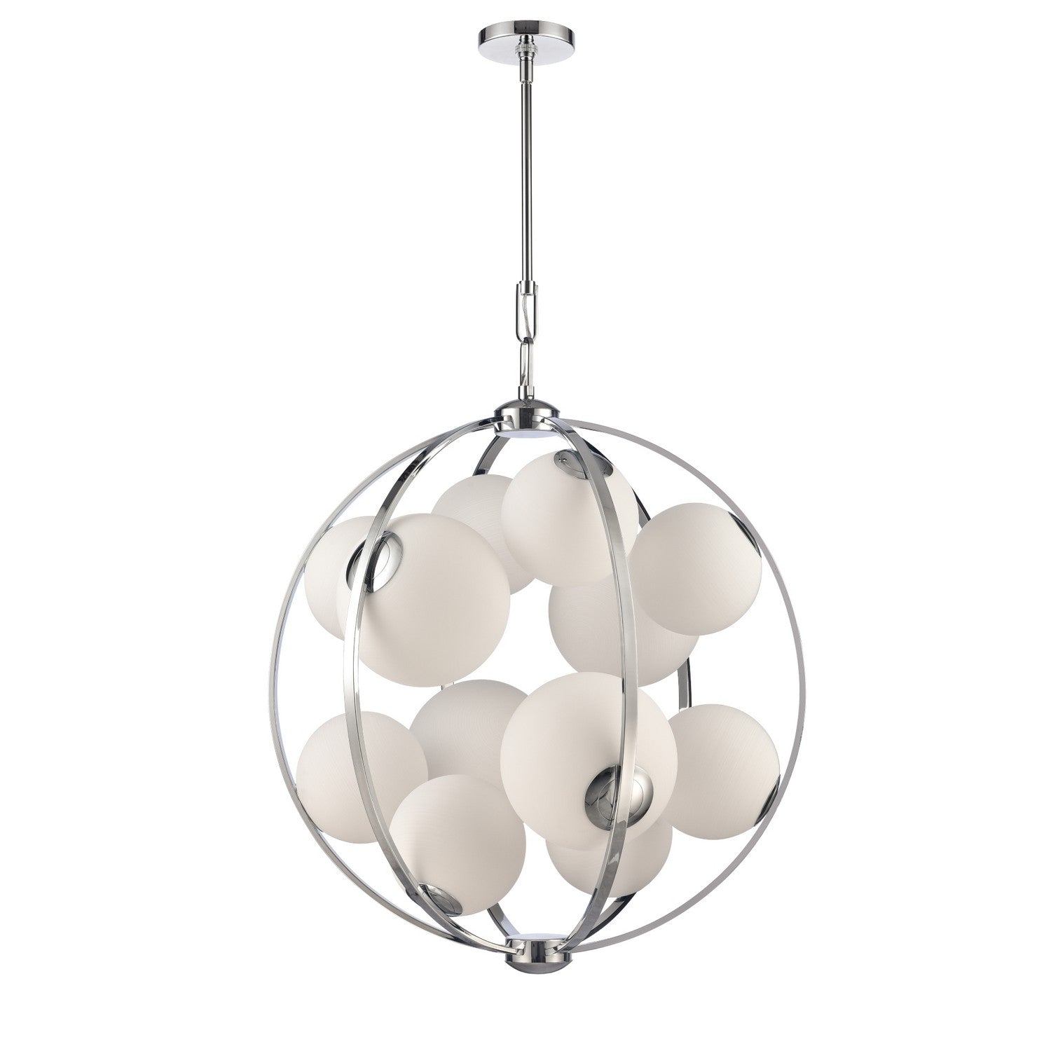 Arabela Lighting - 85370-12 - Guirlande lumineuse à 12 lampes Suspension - Concentro - Chrome poli