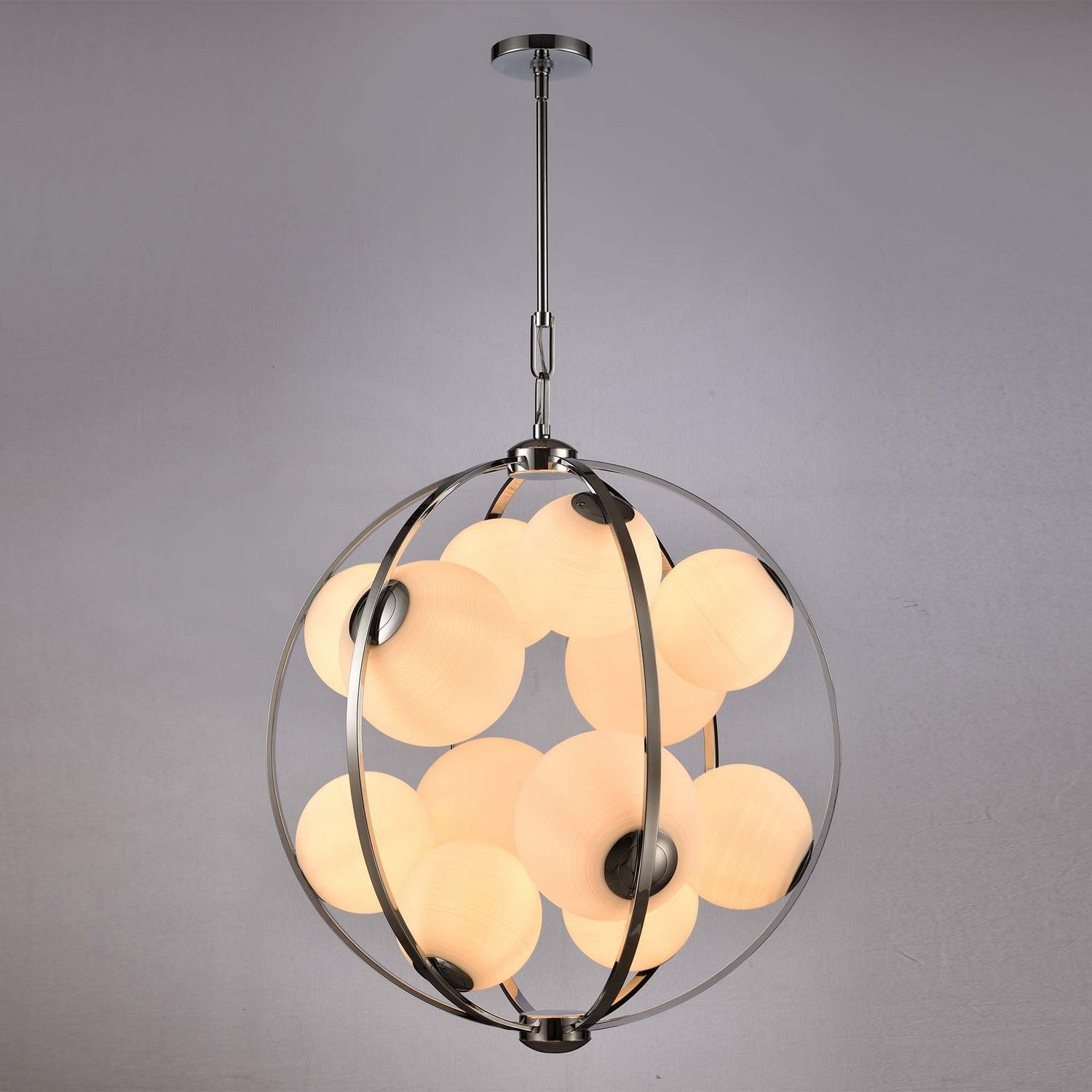 Arabela Lighting - 85370-12 - Guirlande lumineuse à 12 lampes Suspension - Concentro - Chrome poli