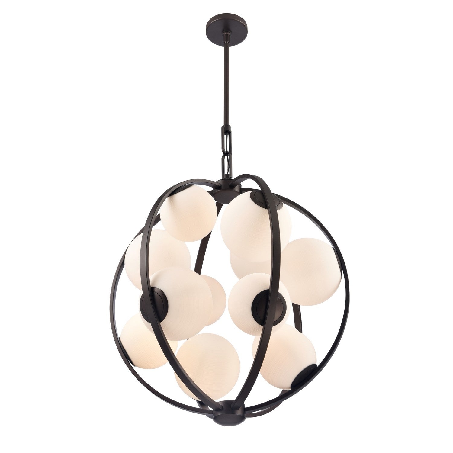 Arabela Lighting - 85271-12 - Guirlande lumineuse à 12 lampes Suspension - Concentro - Bronze foncé