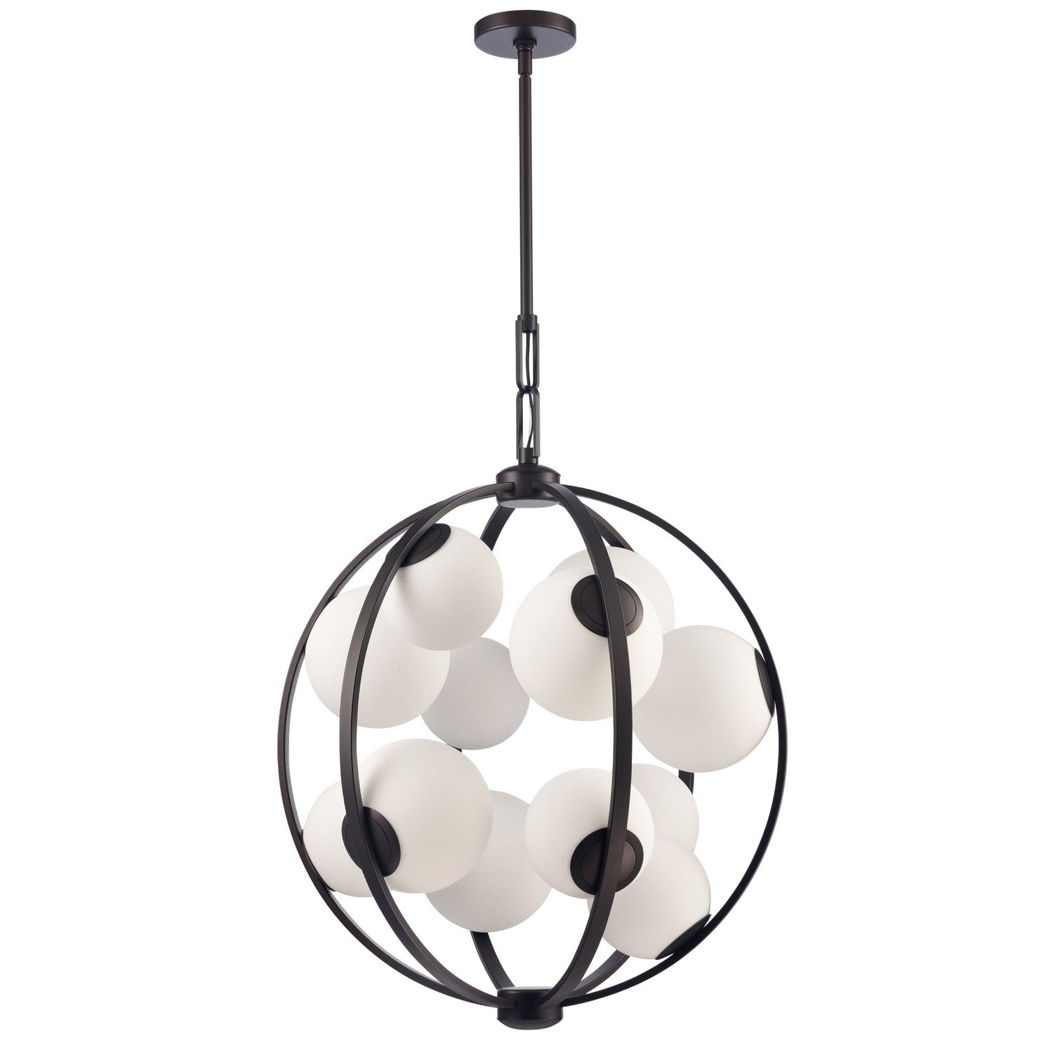 Arabela Lighting - 85271-12 - Guirlande lumineuse à 12 lampes Suspension - Concentro - Bronze foncé