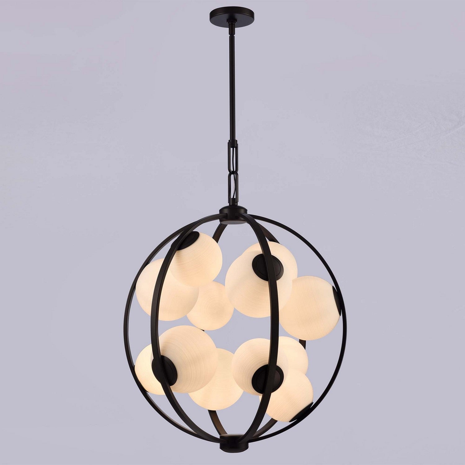 Arabela Lighting - 85271-12 - Guirlande lumineuse à 12 lampes Suspension - Concentro - Bronze foncé