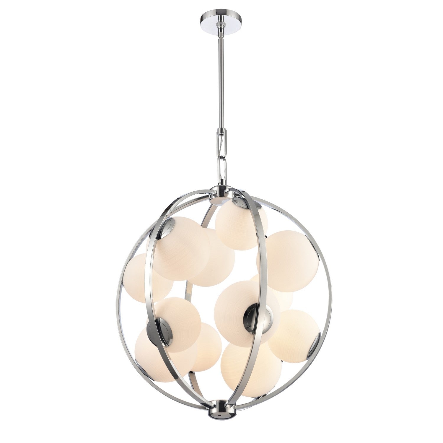 Arabela Lighting - 85371-12 - Guirlande lumineuse à 12 lampes Suspension - Concentro - Chrome poli