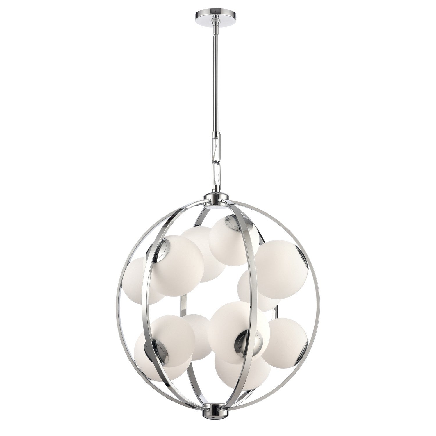 Arabela Lighting - 85371-12 - Guirlande lumineuse à 12 lampes Suspension - Concentro - Chrome poli