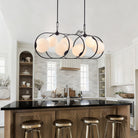 Arabela Lighting - 85273-8 - Luminaire linéaire à huit lumières Suspendu - Concentro - Bronze foncé