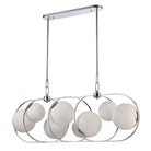 Arabela Lighting - 85373-8 - Luminaire linéaire à huit lampes Suspendu - Concentro - Chrome poli