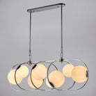 Arabela Lighting - 85373-8 - Luminaire linéaire à huit lampes Suspendu - Concentro - Chrome poli