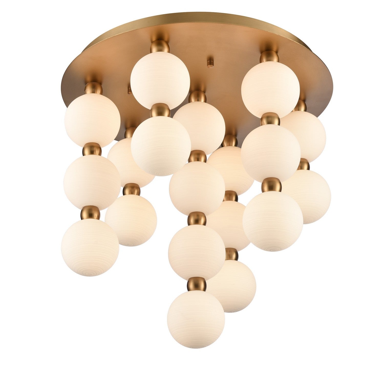 Arabela Lighting - 85281-19 - LED Semi Flush Mount - Mod - Satin Brass