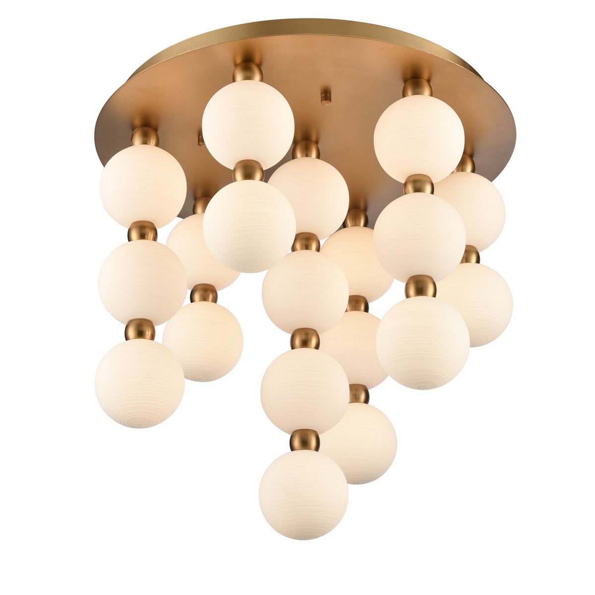 Arabela Lighting - 85281-19 - LED Semi Flush Mount - Mod - Satin Brass