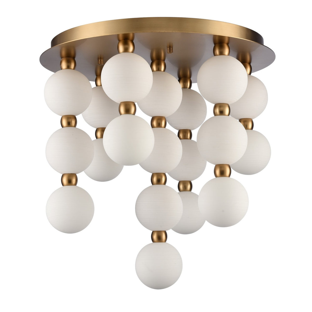 Arabela Lighting - 85281-19 - LED Semi Flush Mount - Mod - Satin Brass