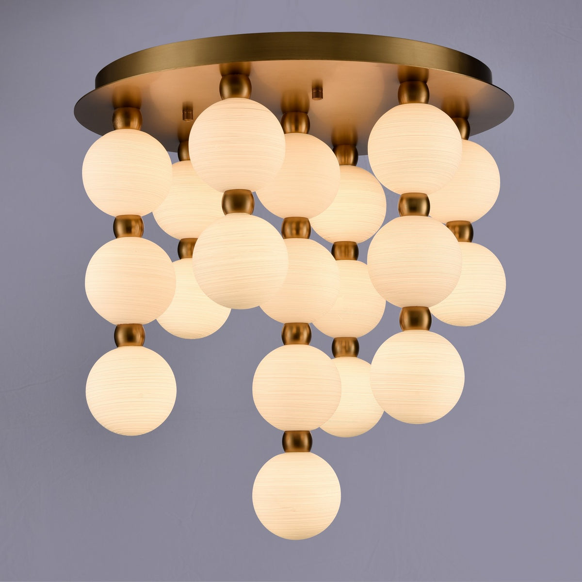 Arabela Lighting - 85281-19 - LED Semi Flush Mount - Mod - Satin Brass
