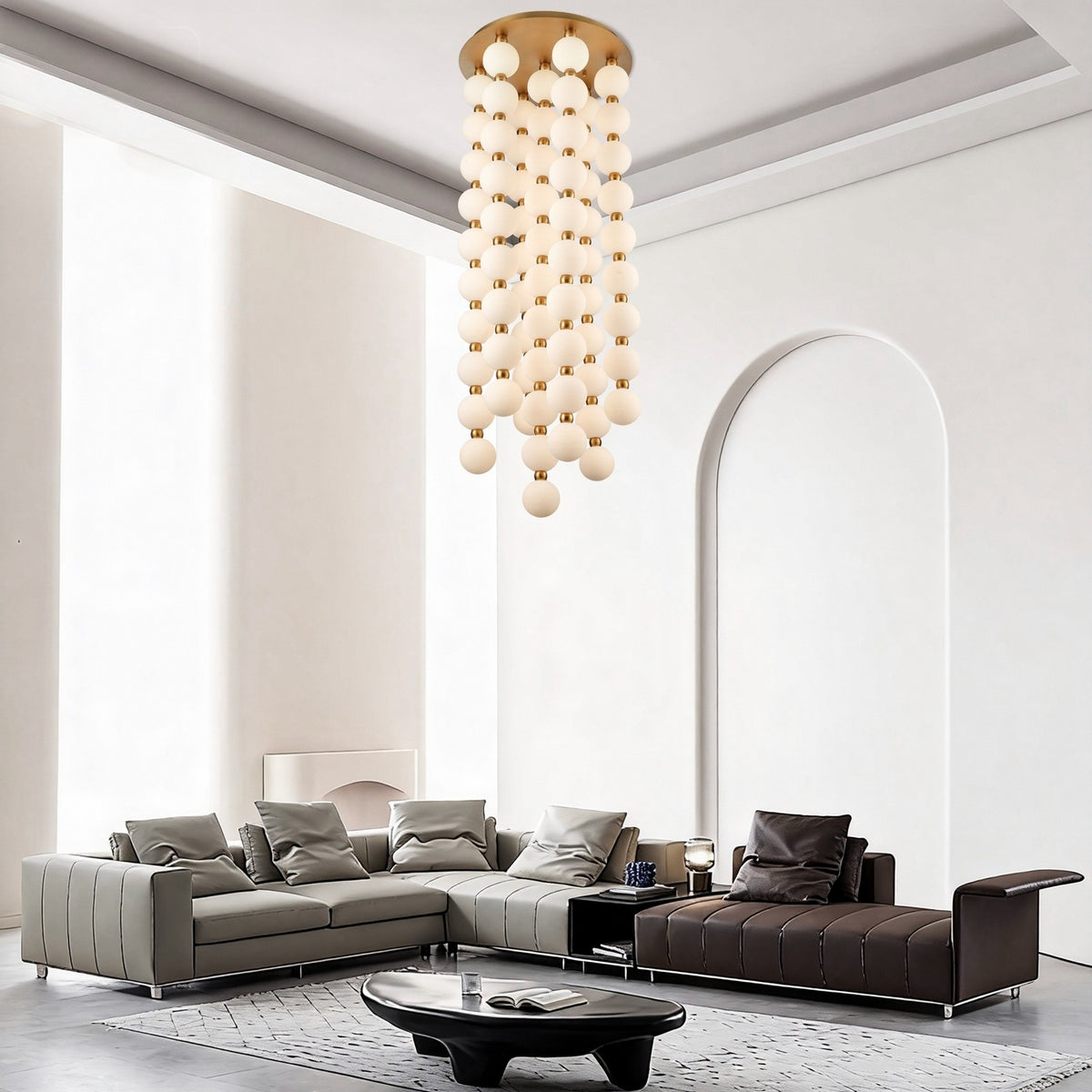 Arabela Lighting - 85286-68 - LED Chandelier - Mod - Satin Brass