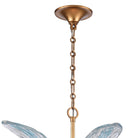 Arabela Lighting - 85391-6 - Six Light Pendant - Fiore - Antique Gold Leaf