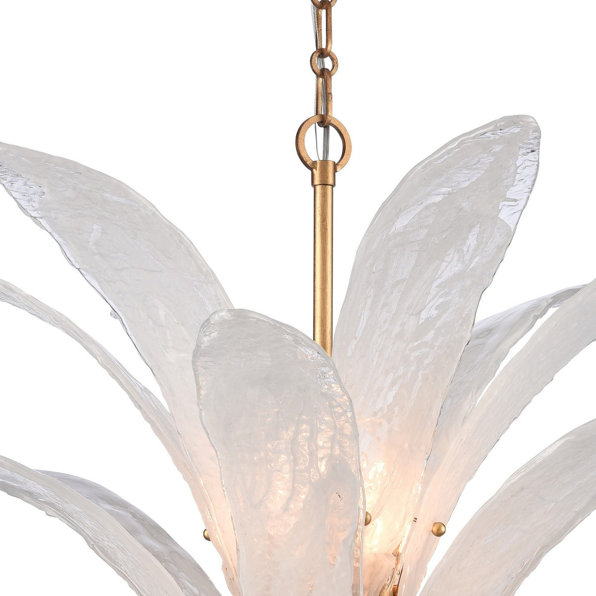 Arabela Lighting - 85491-6 - Six Light Pendant - Fiore - Antique Gold Leaf