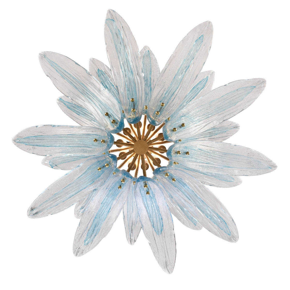 Arabela Lighting - 85390-10 - Ten Light Pendant - Fiore - Antique Gold Leaf